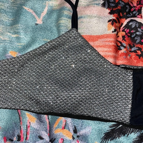 SHEIN Bikini Top with Sparkle Size S - Picture 2 of 4